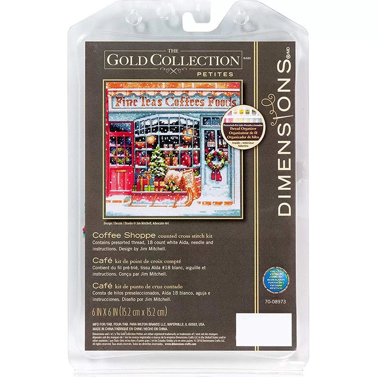 Набор для вышивания «Кофейный магазин» — картинка 5