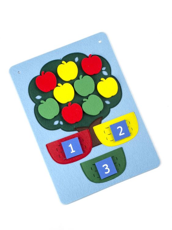 Развивающий планшет «Дерево с корзинами» — картинка 3