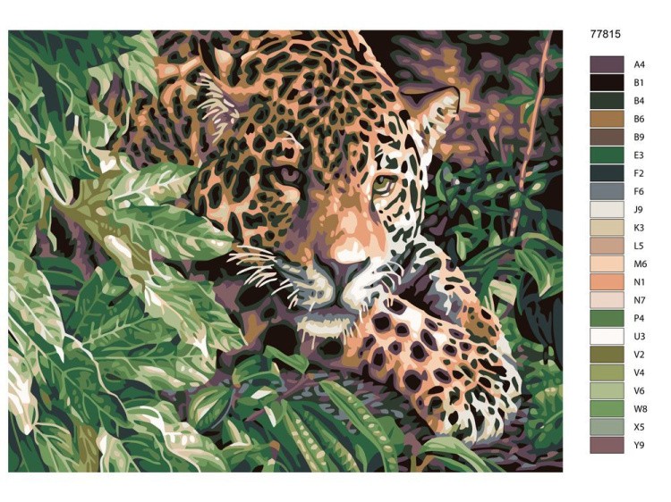 Картина по номерам «В засаде» — картинка 2