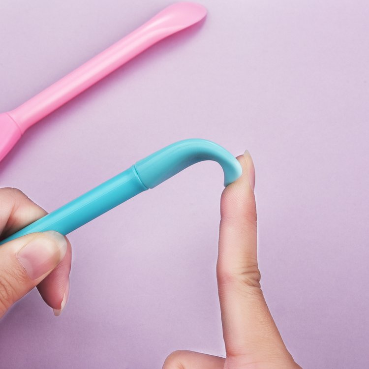 Силиконовая кисть с ложечкой, 14 см, 1 шт. — картинка 3