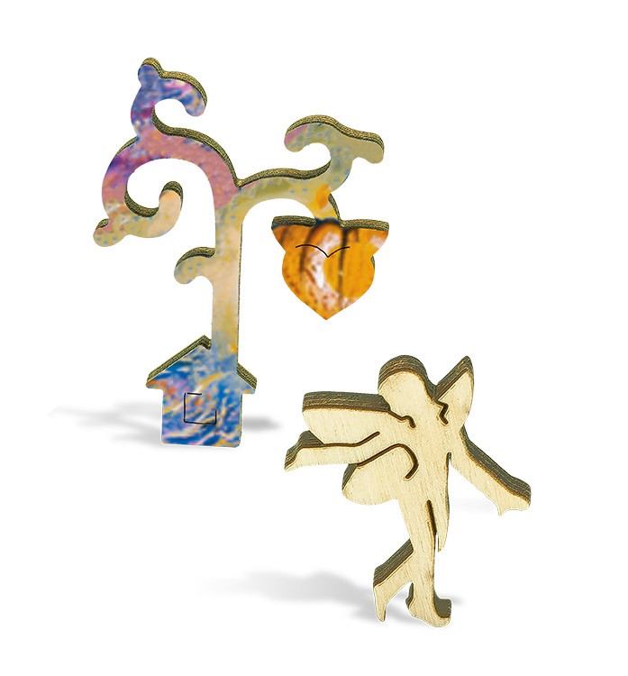 Деревянные пазлы DAVICI «Глициния луны (Wisteria moon)» — картинка 9