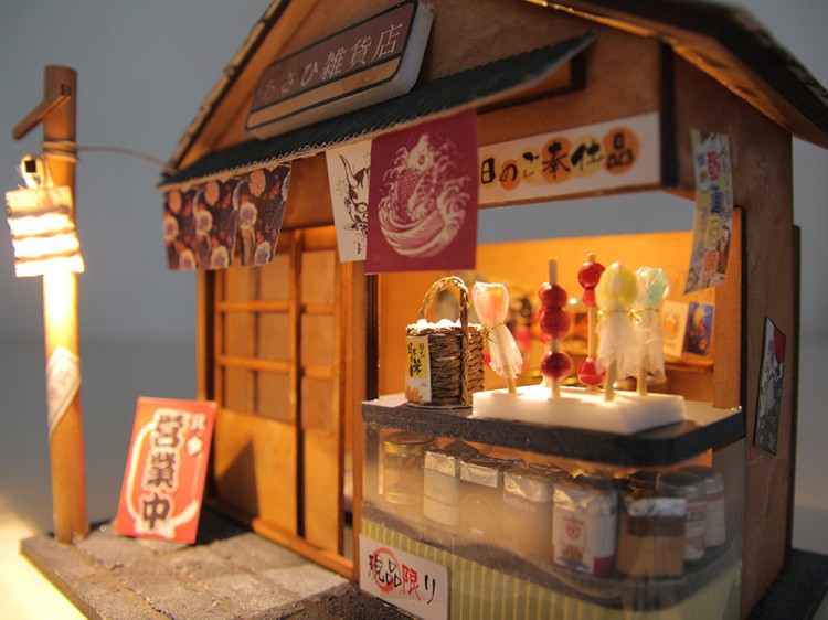 Набор для создания миниатюры (румбокс) «Бакалейная лавка» — картинка 4