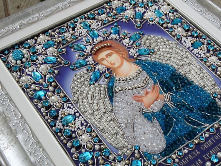 Набор вышивки хрустальными камнями «Ангел Хранитель» — картинка 11