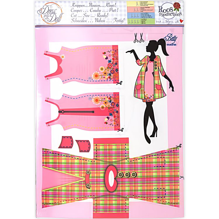 Набор для шитья «Одежда для кукол Betty Madras №2» — картинка 2