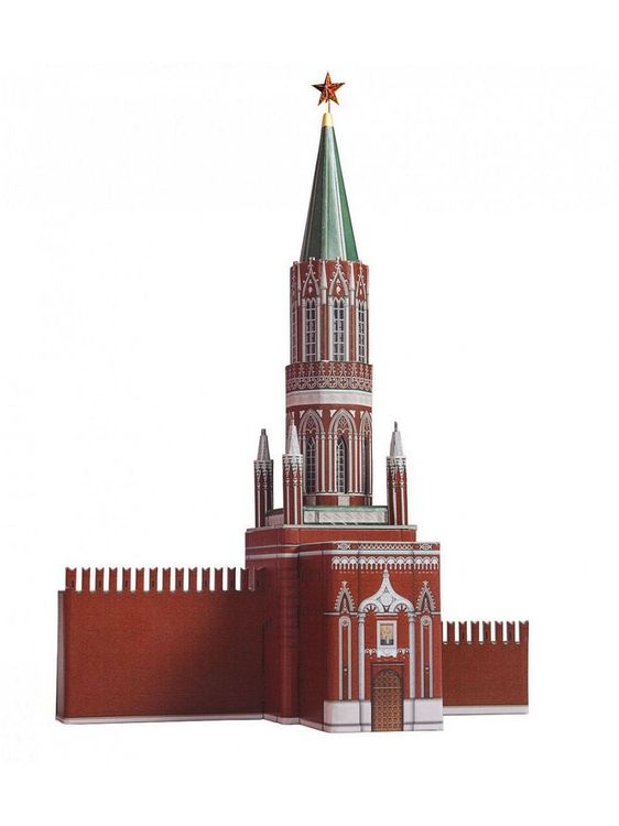 Сборная модель из картона «Никольская Башня» — картинка 2