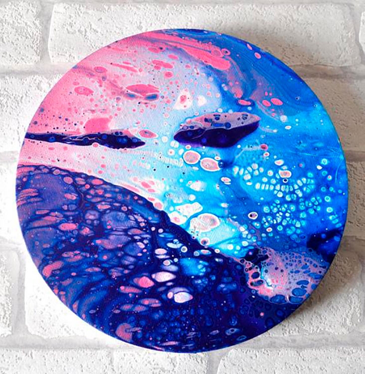 Набор красок для рисования жидким акрилом Флюид Арт, Art Blong — картинка 7