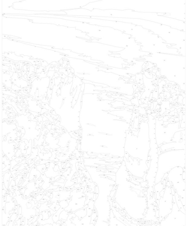 Картина по номерам «Морские скалы» — картинка 3