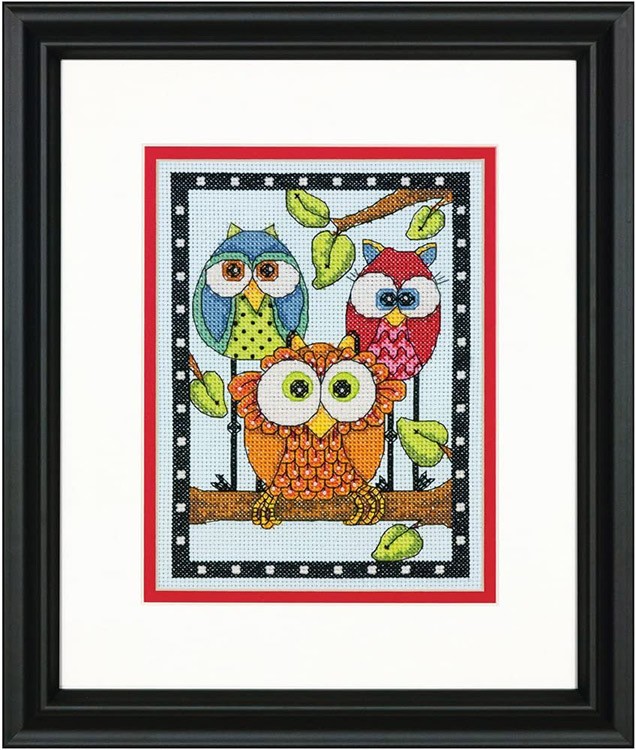 Набор для вышивания «Трио сов » — картинка 2