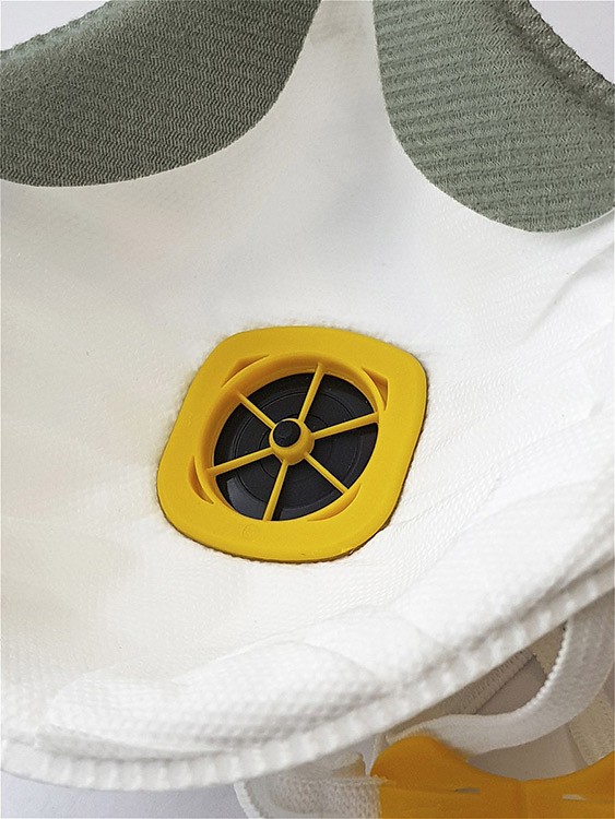 Респиратор фильтрующий Spirotek VS2200V FFP2 NR D с клапаном, 1 шт. — картинка 3