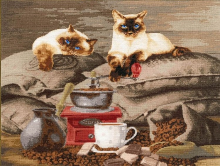 Набор для вышивания «Хранители кофе»