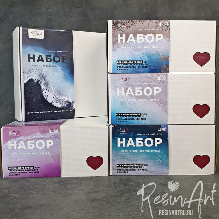 Исландия - Набор для рисования эпоксидной смолой (Море) — картинка 4