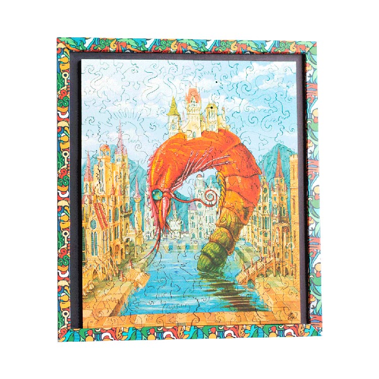 Деревянные пазлы DAVICI «Красная креветка» — картинка 12