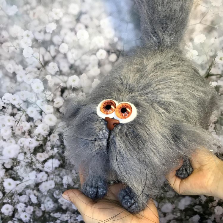 Пряжа ALIZE Mohair classik new (411), джинс меланж, 5 шт. по 100 г — картинка 4