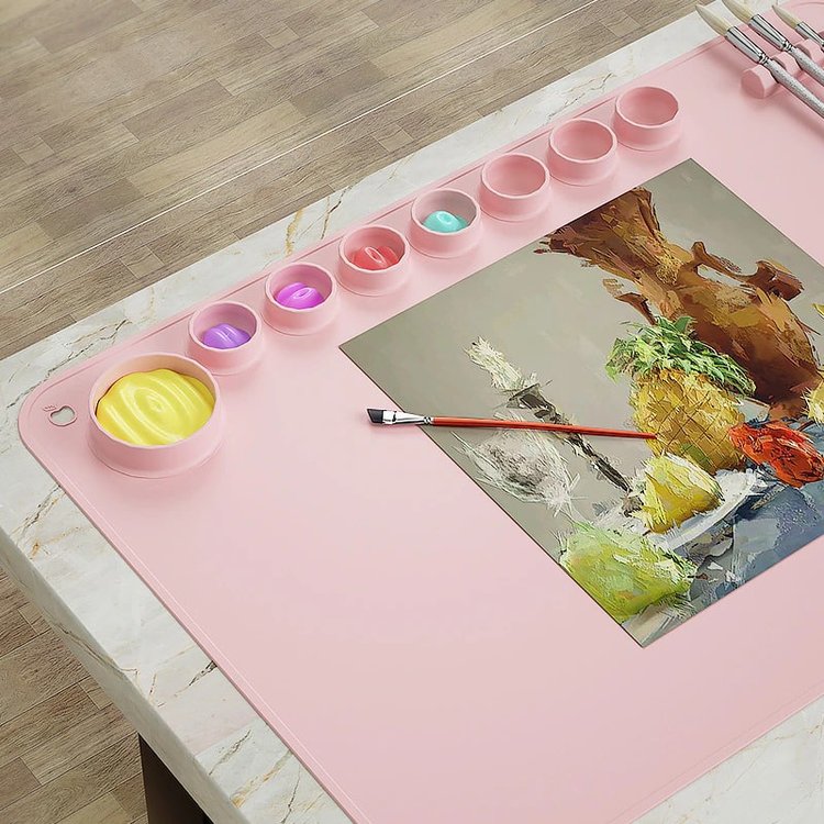 Силиконовый коврик для рисования, 60x40 см, 1 шт. — картинка 3