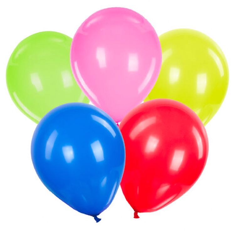 Шары воздушные, 10&quot; (25 см), комплект 10 шт., ассорти 5 цветов — картинка 6