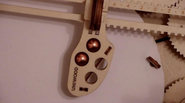 Конструктор из дерева «Машина для рисования UNIGRAPH», UNIWOOD — картинка 4