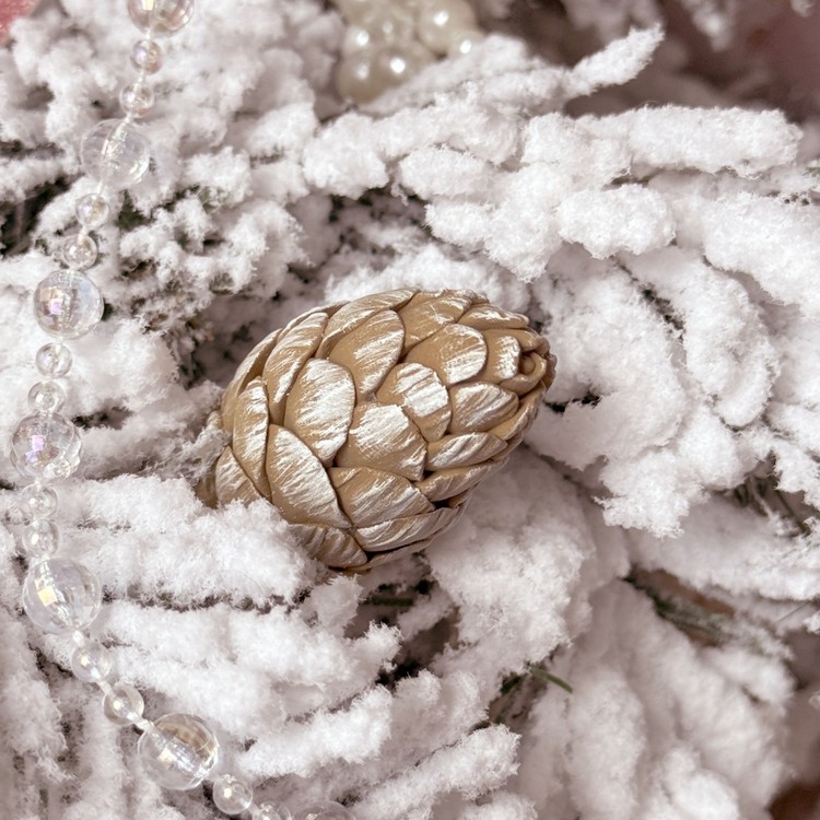 Силиконовый молд - Шишка, h 6,1см, 1 шт. — картинка 3