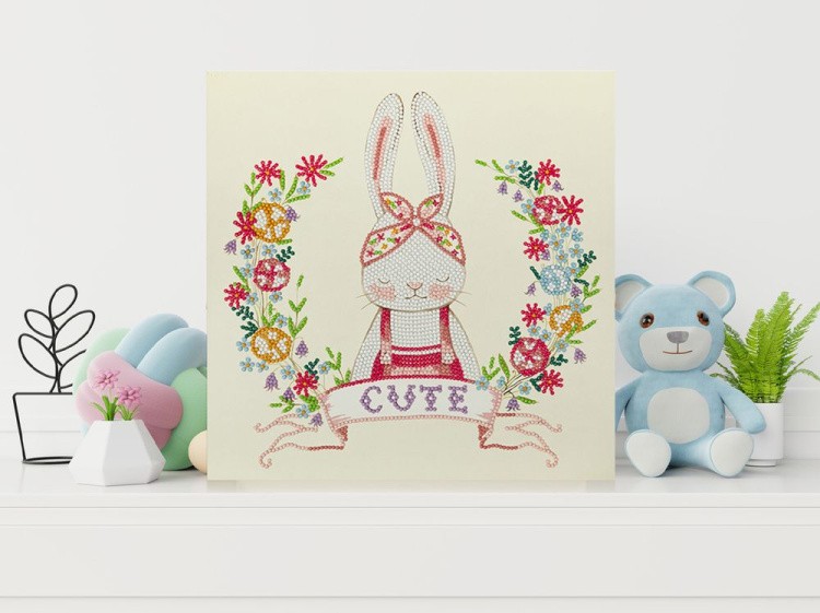 Алмазная вышивка «Милая зайка» — картинка 4