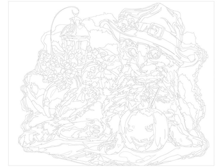 Картина по номерам «Счастливого Хэллоуина 2» — картинка 3