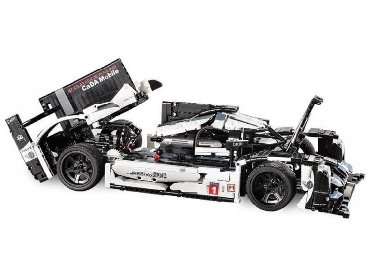 Конструктор CADA спортивный автомобиль Porshe 919, 1586 деталей
 — картинка 3