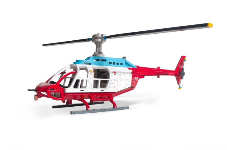 Деревянный механический конструктор «Вертолет Эдисон» — картинка 4