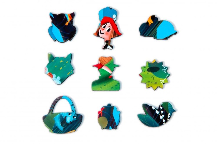 Деревянные пазлы Mr.Puzz «Красная Шапочка» — картинка 2