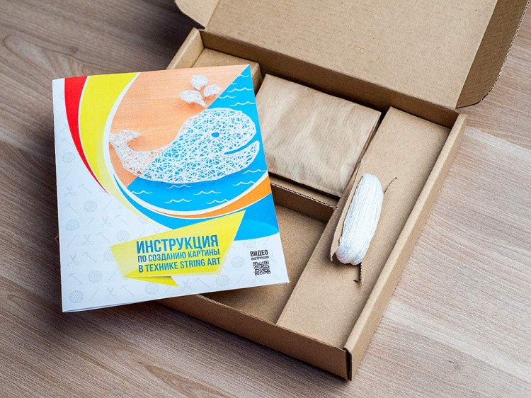 Набор для творчества STRING ART «Кит» — картинка 3
