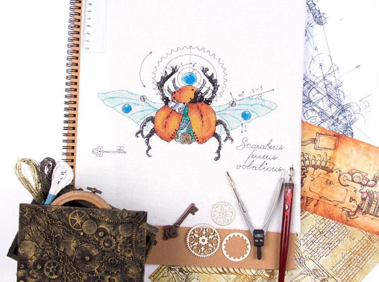 Набор для вышивания «Жук механический» — картинка 2