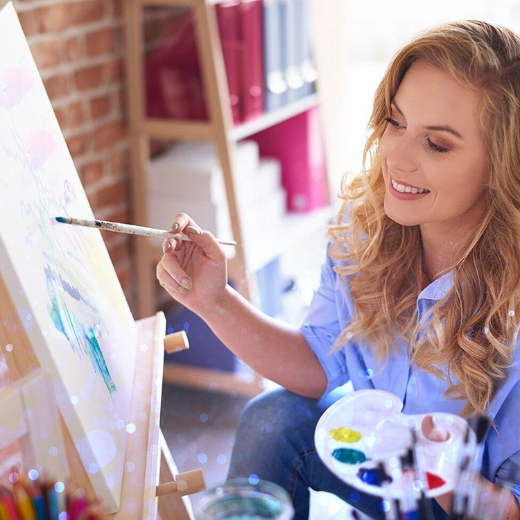 Картина по номерам с кристаллами из хрусталя «Зимняя сказка» — картинка 8