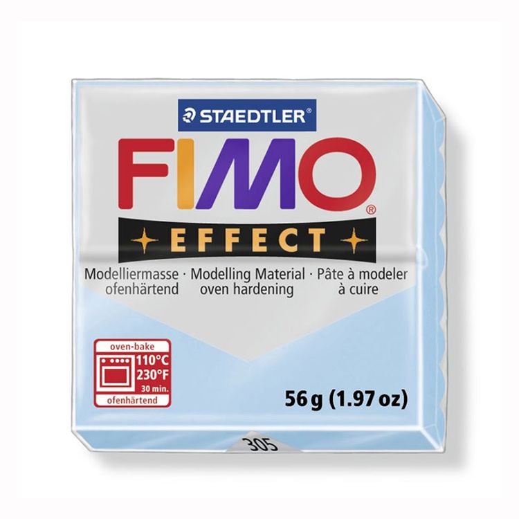 Полимерная глина FIMO Effect, цвет: светло-голубой, 57 г