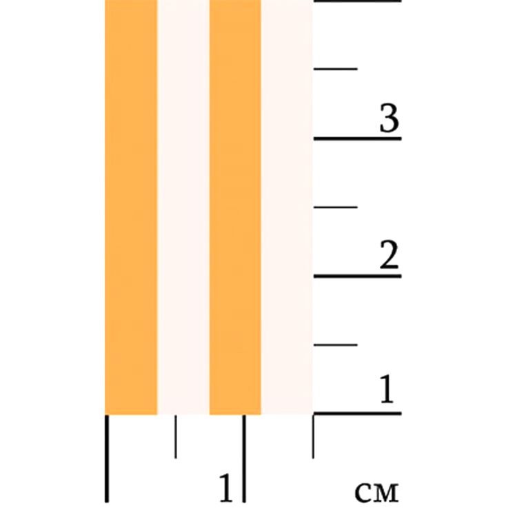 Ткань для пэчворка «БАБУШКИН СУНДУЧОК», 50x55 см, 140 г/м2, 100% хлопок, цвет: БС-16 полоска, ярко-желтый, Peppy — картинка 2