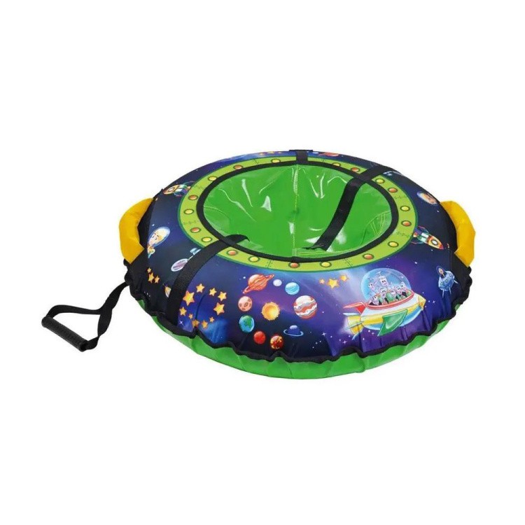 Детская зимняя ватрушка тюбинг для катания 70 см — картинка 6