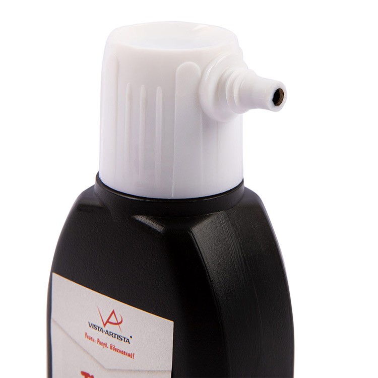 Тушь жидкая черная, 100 мл, Vista-Artista — картинка 3