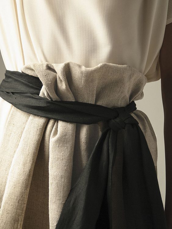 Ткань лен 3 м, ширина 150 см, цвет: натуральный, TBY — картинка 8