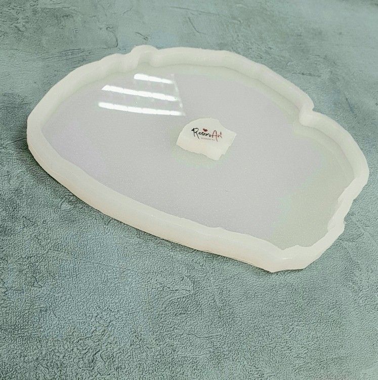 Силиконовый молд для эпоксидной смолы - Срез камня (большая жеода), ResinArt — картинка 2