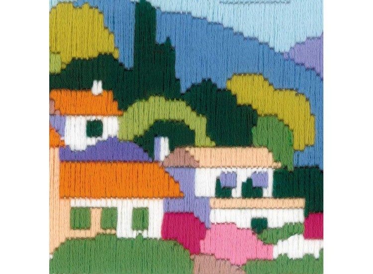 Набор для вышивания «Городок у моря» — картинка 4