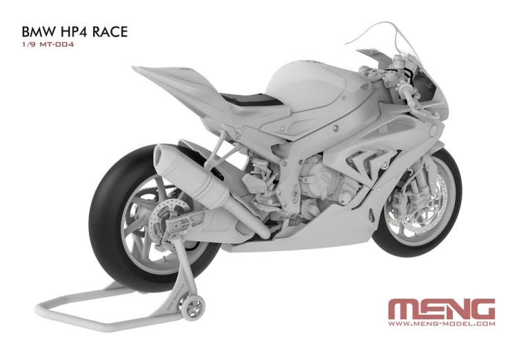 Сборная модель мотоцикла «BMW HP4 RACE», пластик, масштаб 1:9, MENG — картинка 2