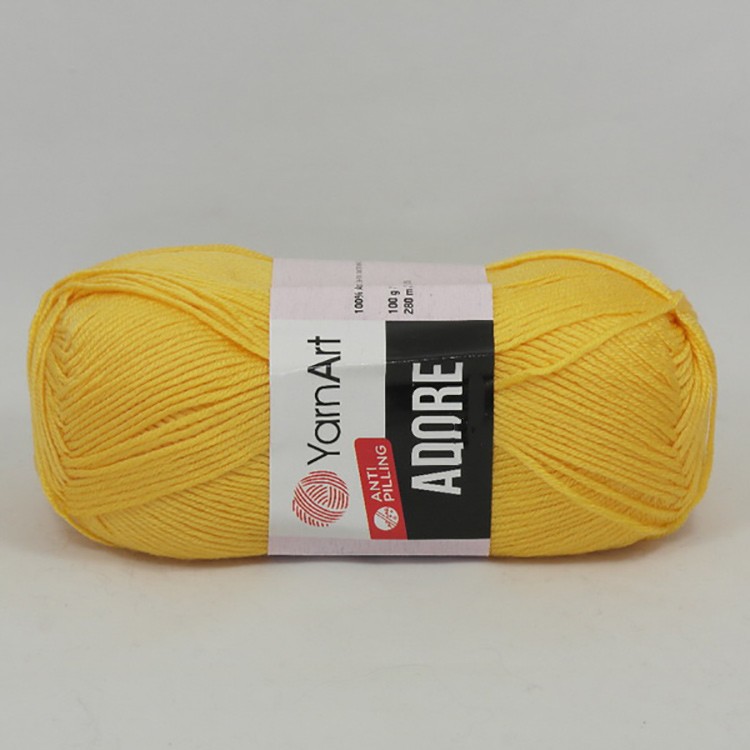 Пряжа YarnArt Adore (355), дыня, 5 шт. по 100 г — картинка 2