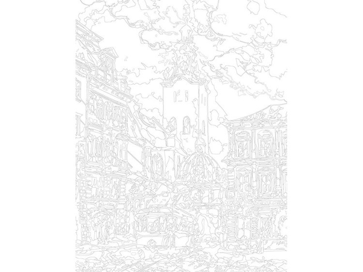 Картина по номерам «Старый город» — картинка 3