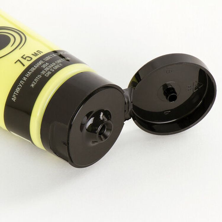 Краска акриловая художественная BRAUBERG ART CLASSIC, туба 75мл, желто-зеленая светлая — картинка 3