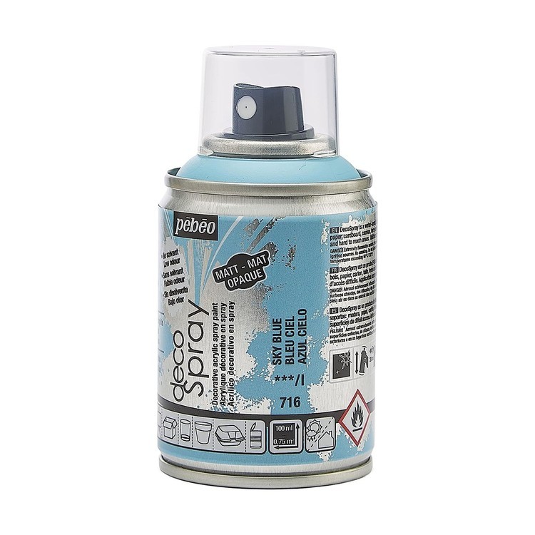 Краска на водной основе decoSpray, 093716 Небесно-голубой — картинка 3