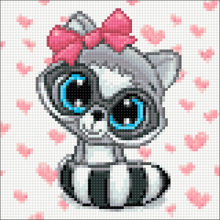 Алмазная вышивка «Любопытная Лора» — картинка 2