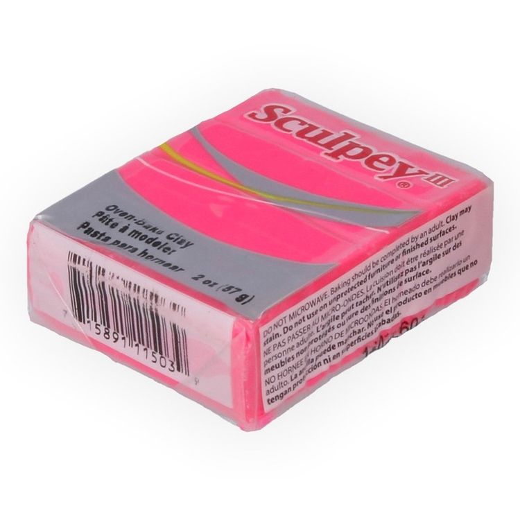 Полимерная глина Sculpey III, цвет: 503 ярко-розовый, 42 г — картинка 2