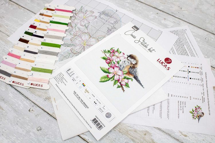 Набор для вышивания «Синица на ветке» — картинка 4