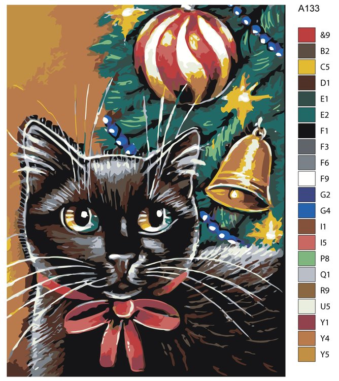 Картина по номерам «Скоро Новый год» — картинка 2