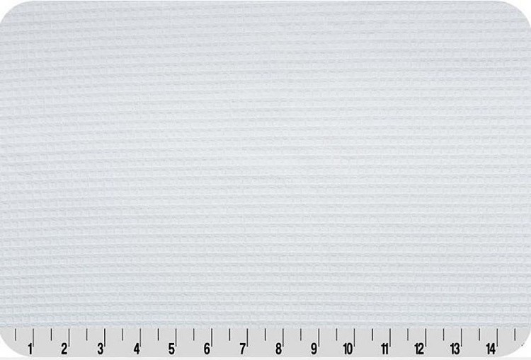 Ткань для пэчворка Terry Waffle/Cloth, 100х150 см, 220 г/м², 100% хлопок, цвет: 19 waffle white, Peppy