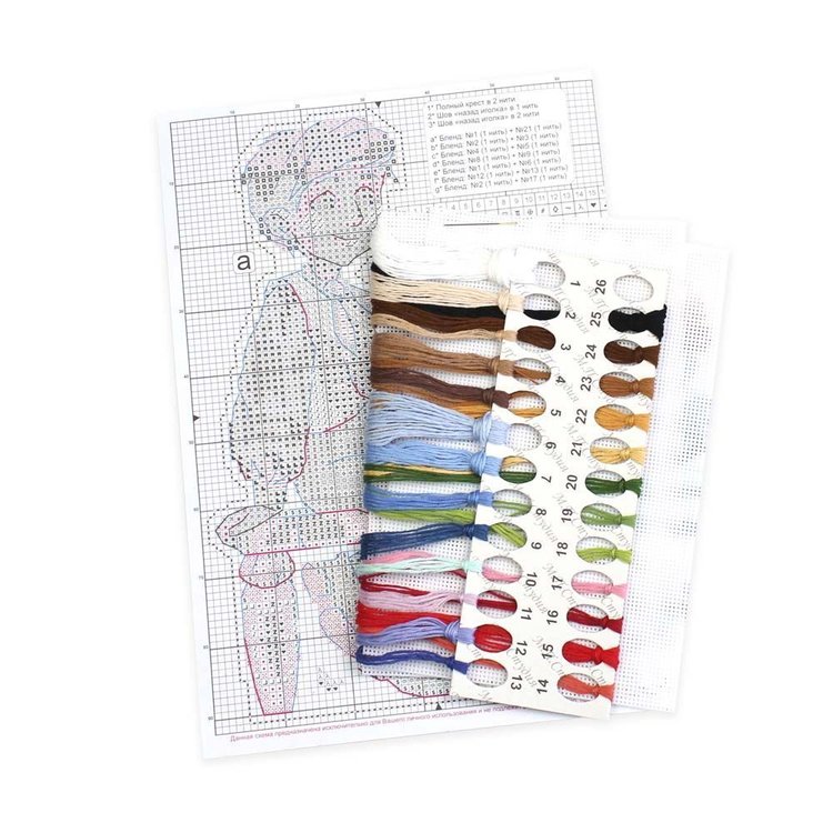 Набор для вышивания «Мальчик с холодным сердцем» — картинка 2