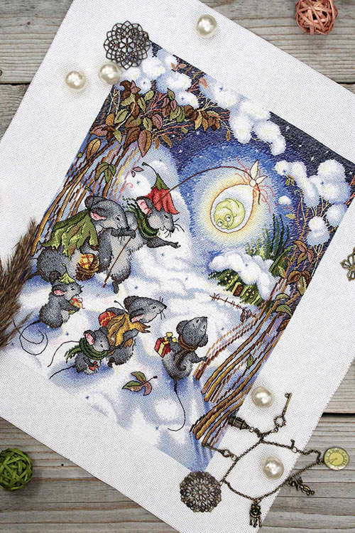 Набор для вышивания «В канун Рождества» — картинка 5