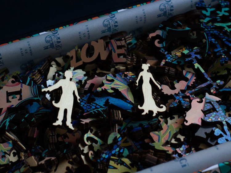 Деревянные пазлы DAVICI «Притяжение» — картинка 11