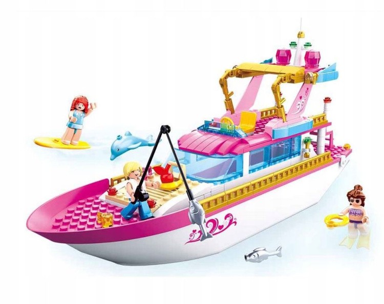 Конструктор «Розовая мечта. Роскошная яхта», 212 деталей — картинка 2